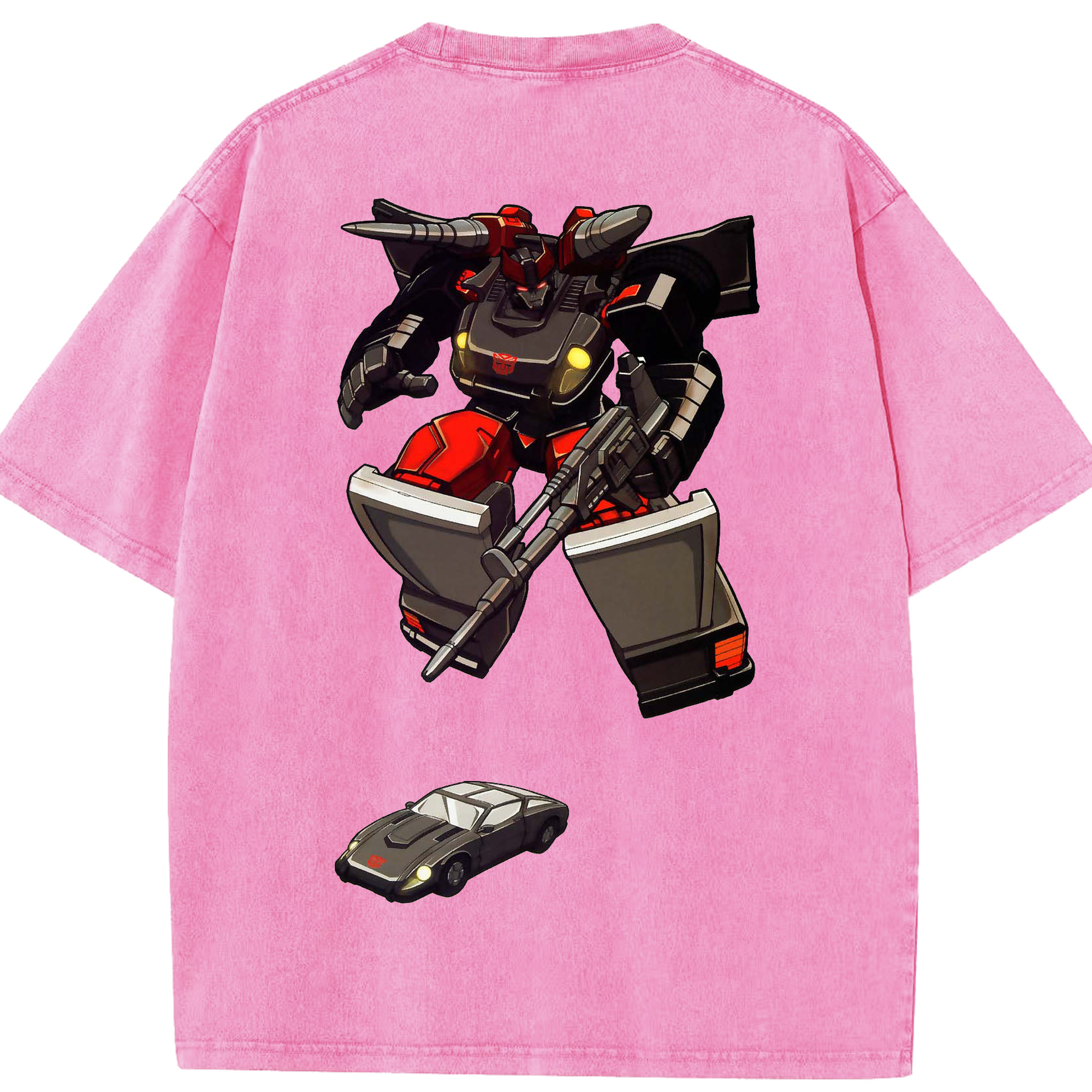 （画像用）  綿100% ヴィンテージ風 半袖Tシャツ（背面プリント）